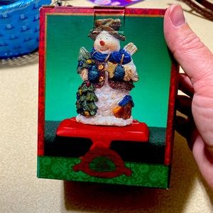 Snowman Stocking Holder-Christmas